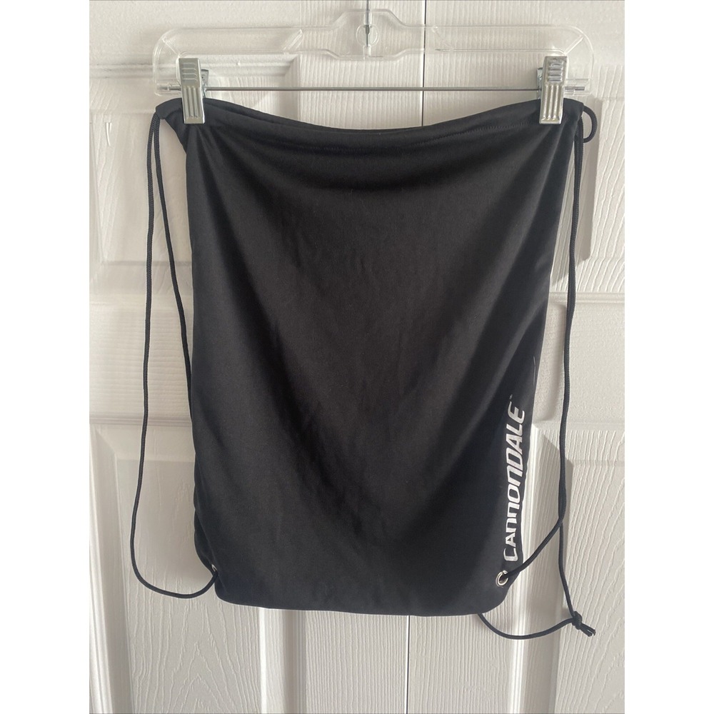 Cannondale Drawstring Cinch Backpack OS Black Sport Bag MTB Travel‎ Sports Gym